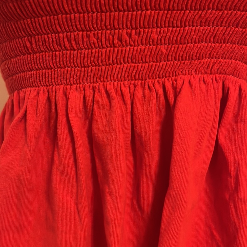 Red ruched top - Picture 5 of 5